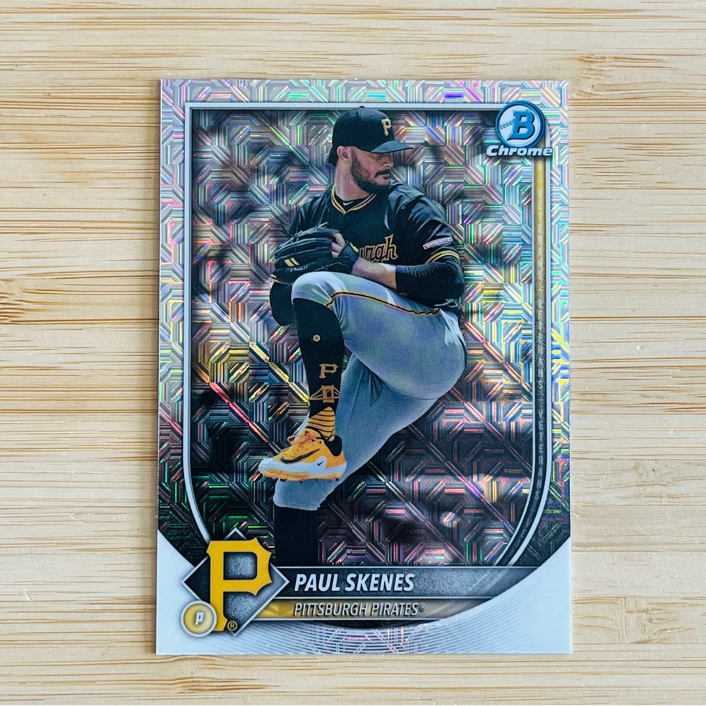 PAUL SKENES 2025 Bowman Chrome Mega Box Mojo Refractor